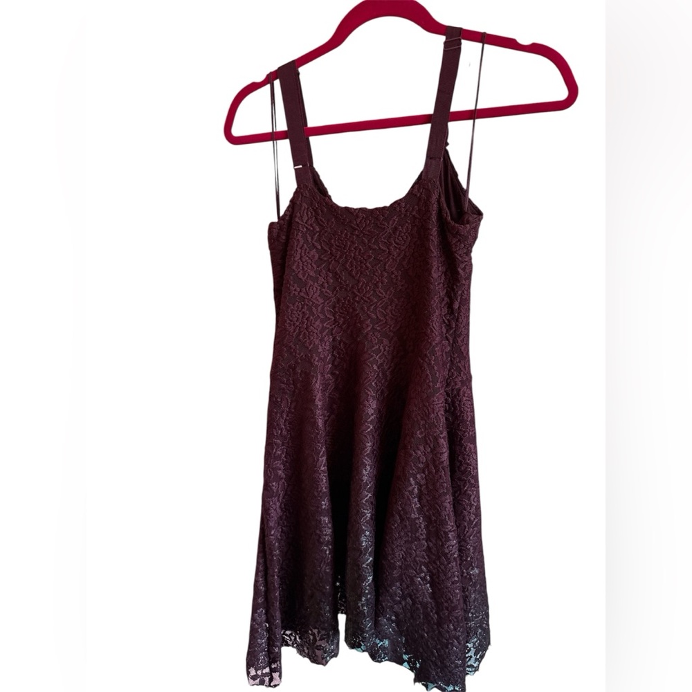 free people burgundy lace dress | Dresses | Free People Midi Dalia Cute Black Off-Shoulder Layered Size:US 48 Long / EU 58 Long